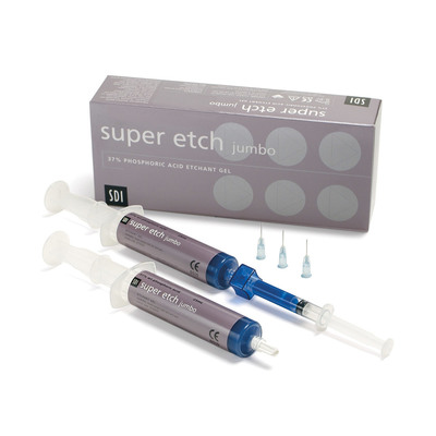 Super Etch Jumbo 2x25ml Kit W/2-3ml Empty Syr & 50 Tips