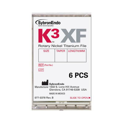 K3XF 25mm .06 Procedure Pk/6