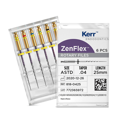 ZenFlex 25mm .04 Asst Pk/6 