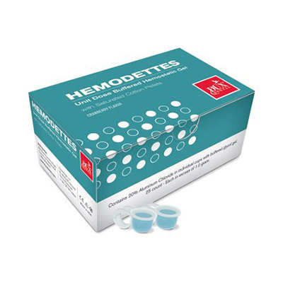 Hemodettes Bx/25 Unit Dose Cranberry Hemostatic Gel