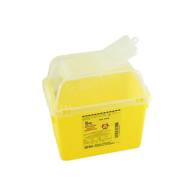 Sharps Container 7.6L Clear Top w/ Funnel (1)