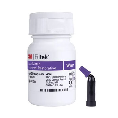 Filtek Easy Match Universal Restorative Warm 20 x 0.2g Capsules