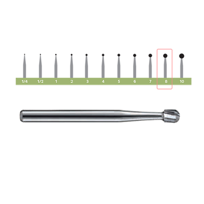 Bur FGOS 8 Pk/10 (Surgical Burs Round)