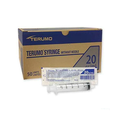 Syringe Only Terumo 20cc Luer Lock Tip Bx/50