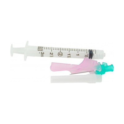 Syringe 3ml with Eclipse 21ga x 1" Needle, Sterile (50)