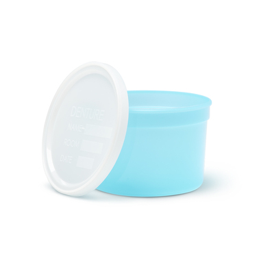 Cups Denture w/ Plastic Lid Disposable (1)