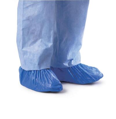 Shoe Cover Blue Waterproof Polyethelyne Cs/1000