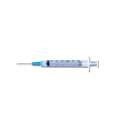 Syringe 3ml w/ 23ga x 1" Needle BD Sterile Bx/100