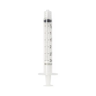 Syringe Only Luer Lock 3ml Latex-Free Sterile Bx/100