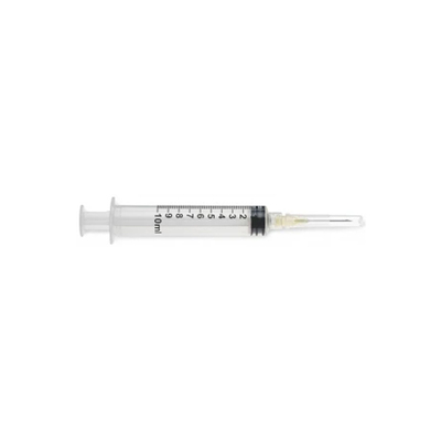 Syringe 10ml with 20ga x 1" Needle Luer Lock Sterile Bx/100