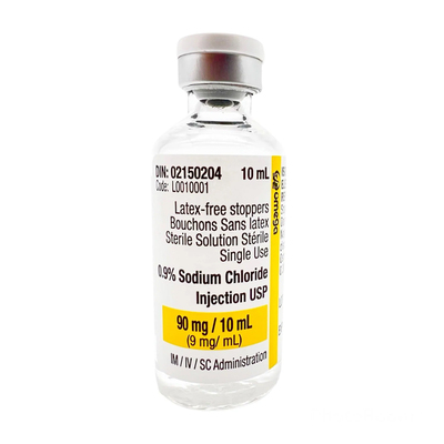 Saline 0.9% Sodium Chloride 10ml (10) without Preservative For Injection