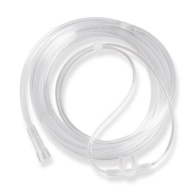 Nasal Cannula Adult Curved Tip (50) 7' Oxygen Tubing Std. Connect