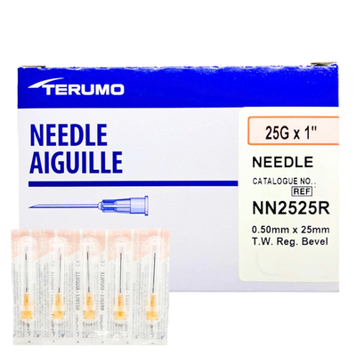 Terumo Needle 25ga x 1" Sterile Bx/100