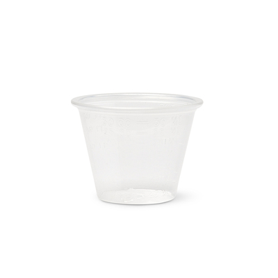 Cup Medicine 30ml (1oz) Pk/100 Graduated Translucent Plastic