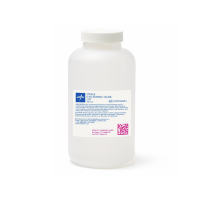 Saline Normal 500ml For Irrigation 0.9% USP Bottle