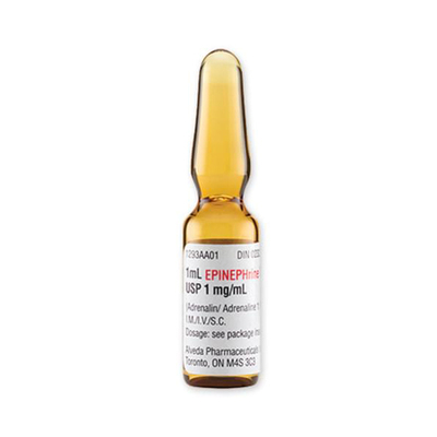 Epinephrine Injection USP 1ml Single Dose Ampoule Bx/10