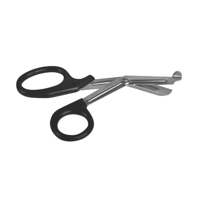 Scissors Utility Bandage 7.5" Black Plastic Handle (1)