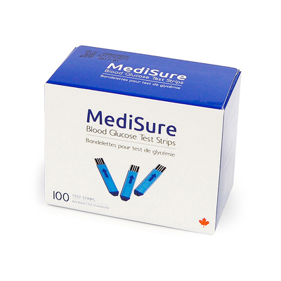 MediSure Blood Glucose Test Strips Bx/100