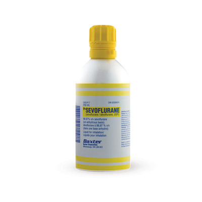 Sevoflurane Inhalation Anesthetic (Baxter) 250ml Bottle (1) *Ambient - Item not-returnable due to Health Canada regulations and may require additional shipping/handling charges*