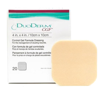 DuoDerm 10cm x 10cm Bx/20 Hydrocolloid Dressing