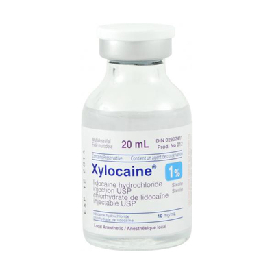 Xylocaine 1% Plain 20ml Vial Pk/10