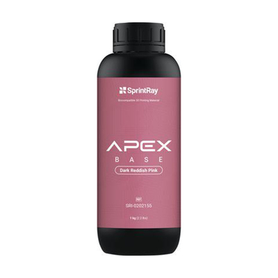 SprintRay Apex Dark Red Pink 1kg Denture Base Resin