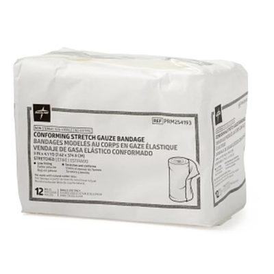 Conform Stretch Bandage 3" x 4.1yd Non-Sterile Bx/12