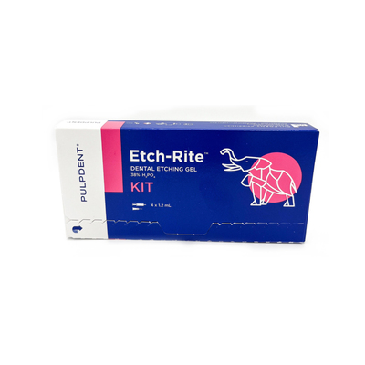 Etch-Rite Refill (38% Phosphoric Acid) 4x1.2ml Syringes And 8 Tips