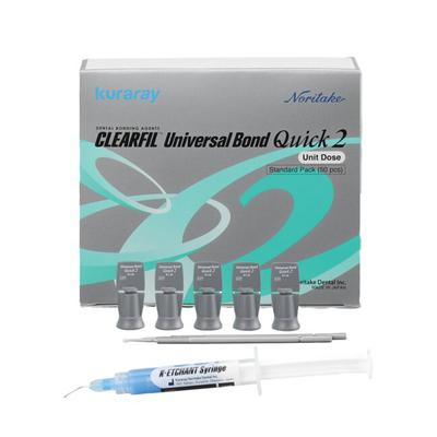 Clearfil Universal Bond Quick 2 Unit Dose 50 Kit (Includes: Etch/20 Tips/50 Brushes)