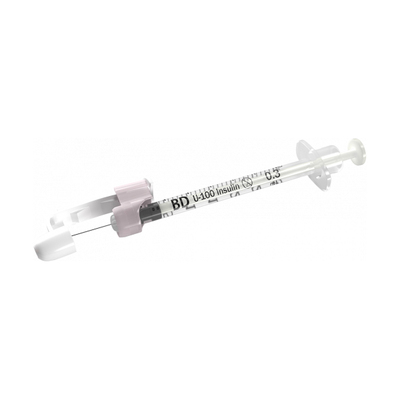 Syringe Insulin 0.3ml w/31ga x 5/16" Needle Bx/100