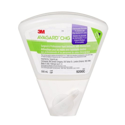 Avagard CHG Hand Scrub 500ml Waterless Surgical Dispenser Bottle