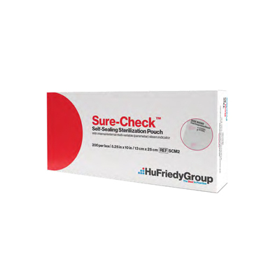 Sure-Check Sterilization Pouch 5.25"x10", 200/Box