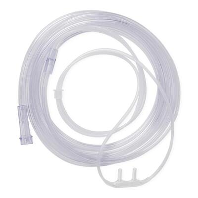 Nasal Cannula Adult Curved Tip (50) 7' Oxygen Tubing Std. Connect