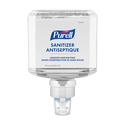 Purell Advanced Hand Foam Sanitizer 70% Alcohol 1.2L Cs/2 ***Hazardous item – Item may require additional shipping and/or handling charges.****