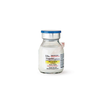 Propofol Injection 10mg/ml 50ml Vial (1) *Ambient - Item not-returnable due to Health Canada regulations and may require additional shipping/handling charges*