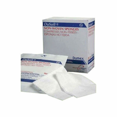 DuSoft Sponges Non-Woven 8" x 4" 4-Ply Non-Sterile Pk/200