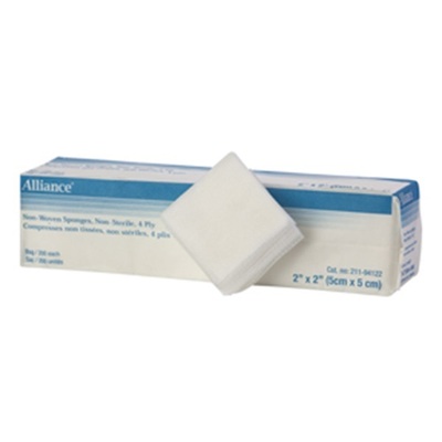 Gauze Sponge 4-ply 4" x 4" (100) Sterile Packages of 2