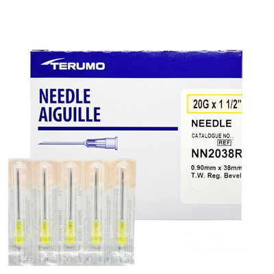 Terumo Needle 20ga x 1.5" Sterile Bx/100