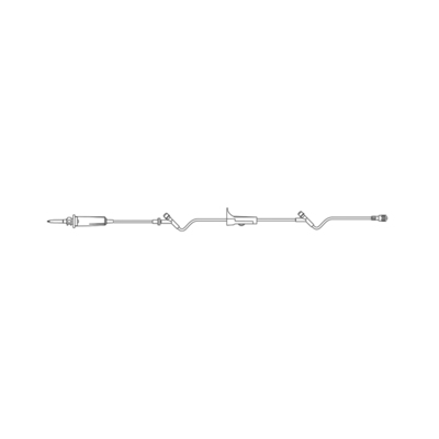 ADDitIV Primary Adminstration Set with Backcheck Valve 86", 2 injection sites, 15 Drops/mL Cs/50