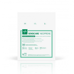 SensiCare Neoprene Brown 6.5 Synthetic Polyisoprene (50 Pr) Gloves