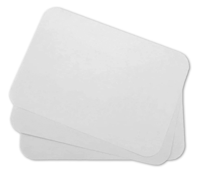 Tray Cover 8.5" x 12.25" White Cs/1000