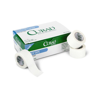 Paper Surgical Tape 1" X 10yd Curad Bx/12