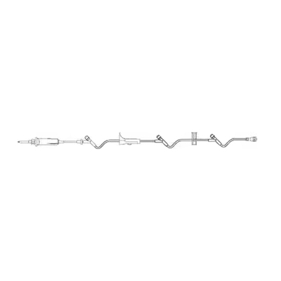 IV Tubing Primary Admin Set 115" 3 inj site, 15 Drop-ML Cs/50