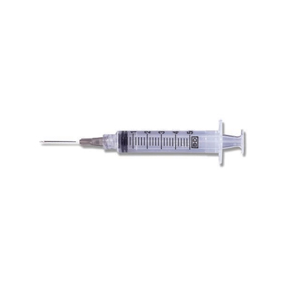 Syringe 5ml w/ 20ga x 1"  Luer-Lok Tip Box/100