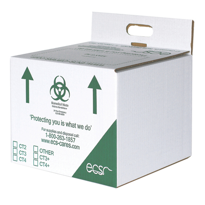 Sharps Disposable Large Box & Liner 12 x 4L (1 Kit)