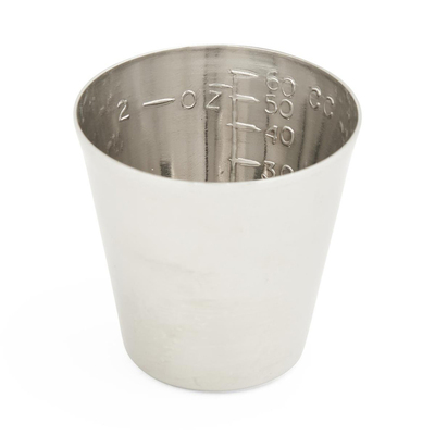 Cup Medicine 2oz Stainless Steel 2-1/8 x 2" (1 Only)