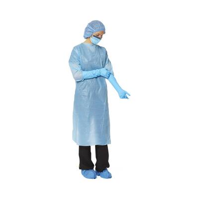 Isolation Blue Regular Gown Impervious Cs/75