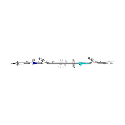 IV Primary Set 113" 10 Drop Clave Clear Rotating Luer (50)