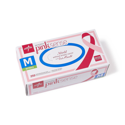 Generation Pink Sense Medium Nitrile Powder-Free Bx/250 Gloves