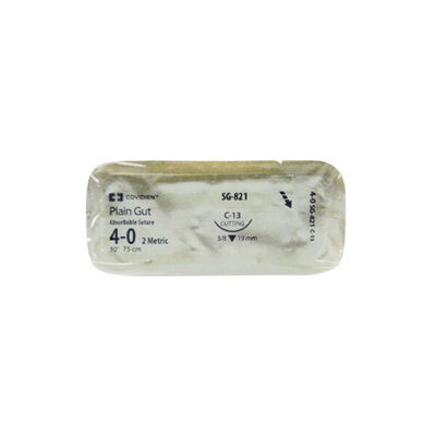 Sutures 4-0 Plain Gut C-13 30" Bx/36